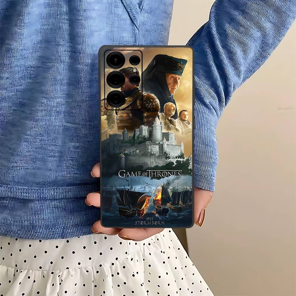 Film G-Game Of T-Thrones Phone Case For Samsung S 24 Fe 25 Ultra Plus 20 Lite 21 30 22 23 24 22 Ultra 5G Fundas