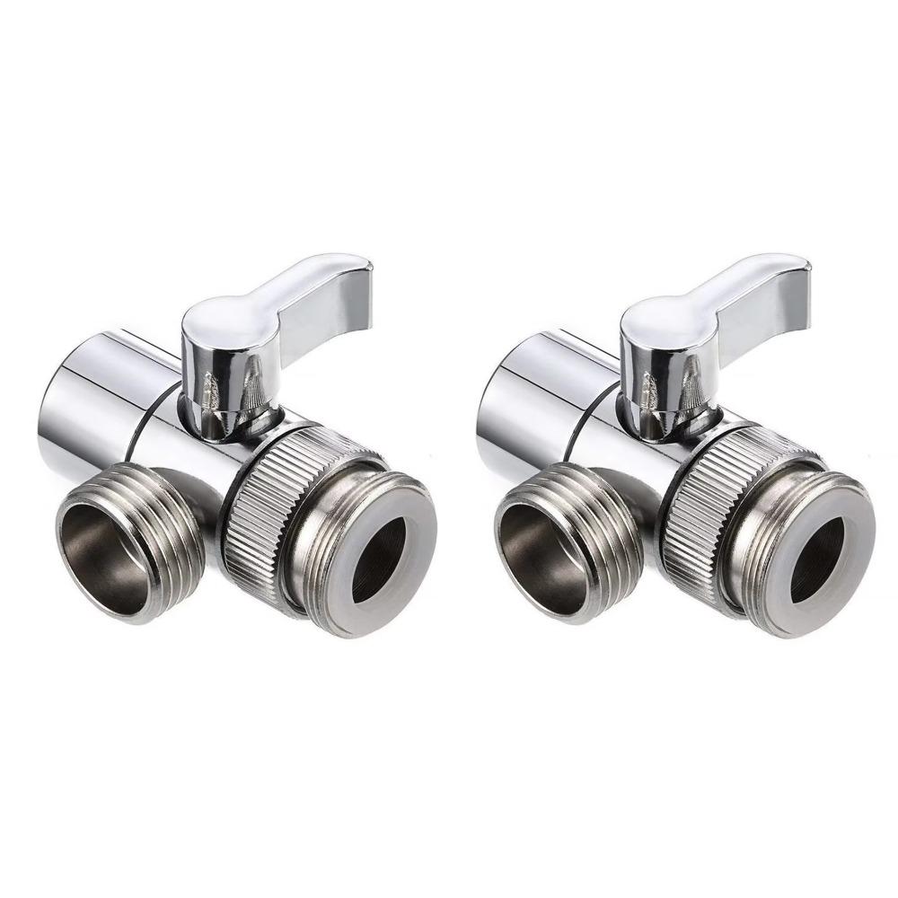 Switch Faucet Adapter Water Tap Connector Sink Splitter Diverter Valve Leak-Proof Faucet Connector for Toilet Bathroom Kitchen