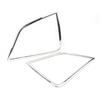Chrome 2X Front Fog Lamp Light Cover Trim For Mitsubishi Eclipse Cross 2018-2022