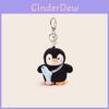Back Fish Penguin Plush Keychain With Soft Fabric For Kids School Bag Decor