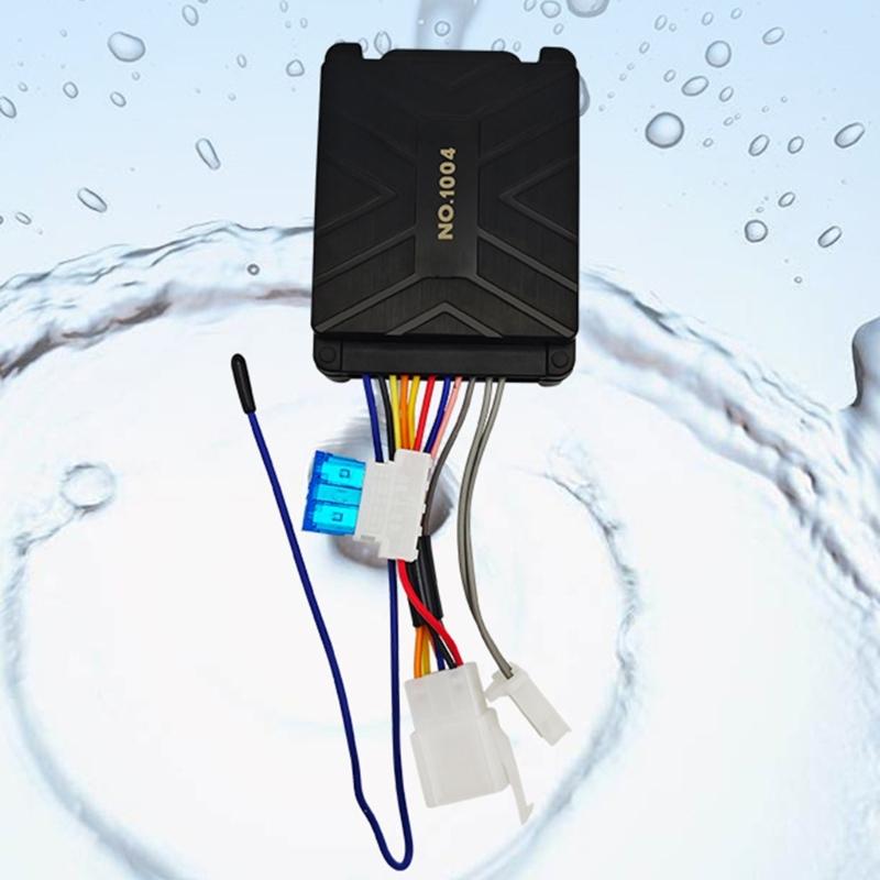 Motorcycle  Automatic Bike Lock Alarm With Fast Alert Siren Auto Unlock Function ABS Waterproof Housing Easy Mounting