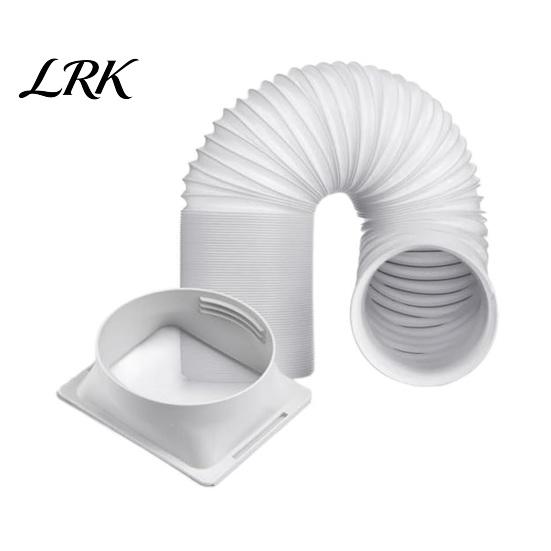 High Temperature Resistant Exhaust Duct Portable Air Conditioner Hose, 5.9 Inch Diameter Universal Replacement Ac Hose Connector for Mobile