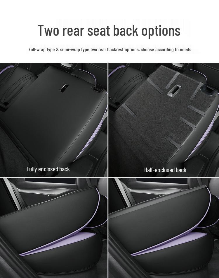 New BYD Sea Lion Car Seat Cushion - Full Leather, Fits Five-Seater, 4-Season Use