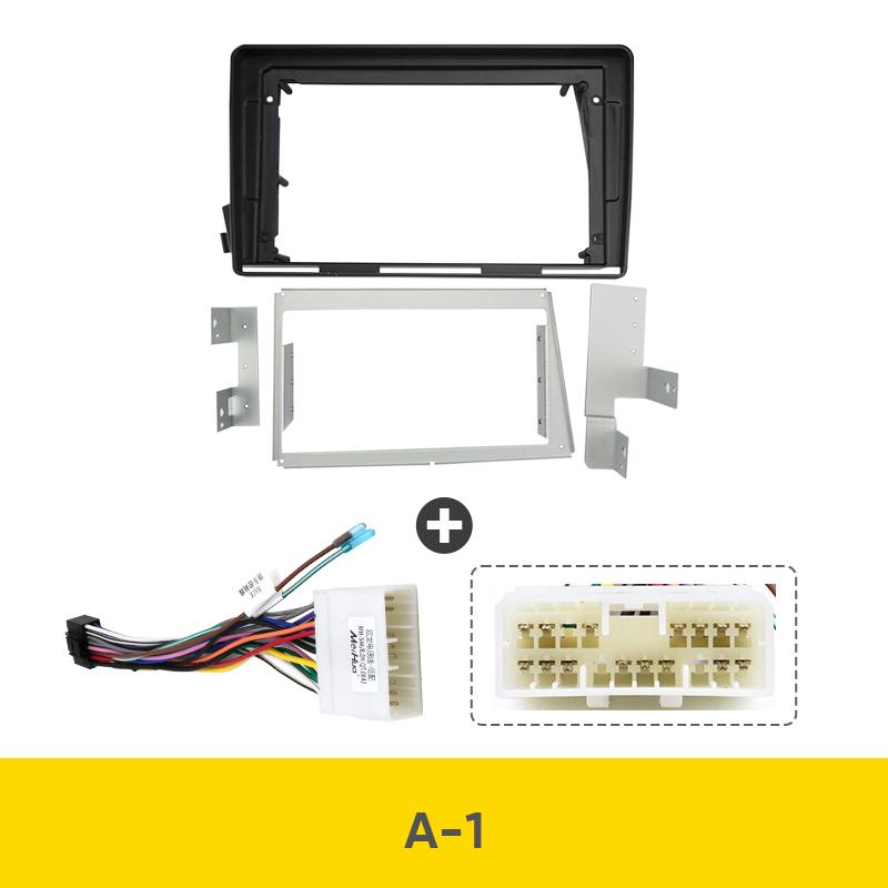 2005-2011 For SSANG YONG ACTYON/KYRON 2 Din Car Radio DVD Fascia Frame Bezel Dash Wire Cable Harness Coneder Adapter