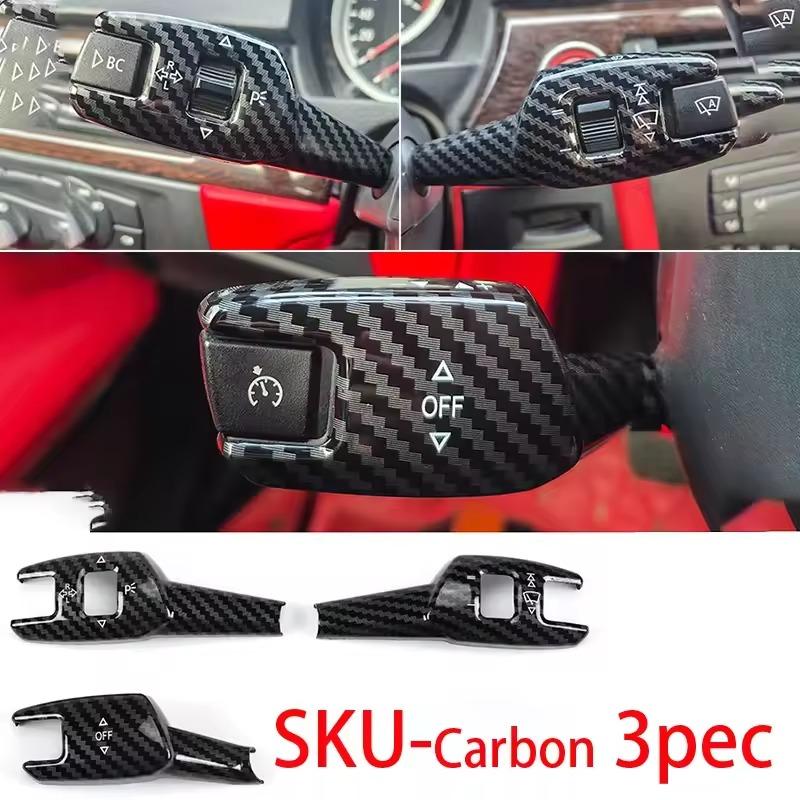 

For BMW 3 4 5 6 7 Series X1X3 X5 X6 Automotive Turn Signal Wiper Switch Trims Steering Wheel Headlight Switch Trims Accessories