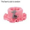 Knitted Scarf Cartoon Giraffe Ruffle Neck Warmer Detachable Fake Collar Knitted Turtleneck Dickey Collar for Kids Toddlers Girls