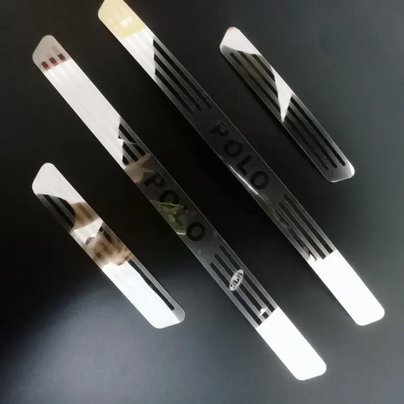 Stainless Steel Scuff Plate Door Sill Trim Car Accessories For Volkswagen VW POLO 2010 2011 2012 2013 2014 2015 2018