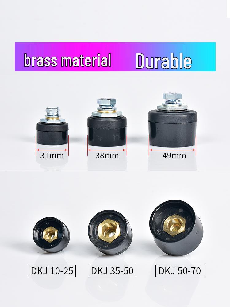 Europäisches Schnellkupplungs-Schweißkabelsatz: Reine Kupfer DKJ10-25 Stecker & Buchsen