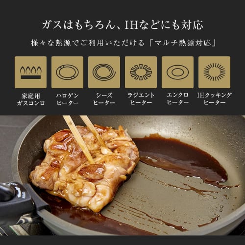 Aimedia Tamagoyaki Frying Pan, Tamagoyaki Maker, Egg Pan, IH Compatible, Detachable Handle, Titanium Chef, Titanium Particle Blend, Kitchen Utensil (H