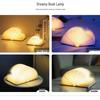 USB-Powered Walnut Book Light with Stepless Dimming and Eye Protection for Bedroom