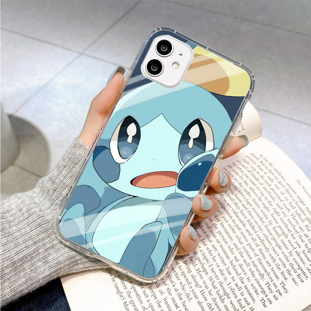 PK17 Pikachu Cartoon Transparente Hülle für Samsung A04 A14 A23 M33 M53 Realme 10 9 C35 C55 VIVO Y02 Y12 Infinix Hot 30 Note 11 Tecno Spark 8P Pro