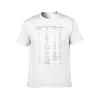 Table Of Laplace Transform T-Shirt Man T Shirt Graphic T Shirt Custom Print T-Shirt