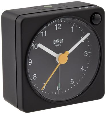 [Officially Imported] Analog Alarm Table Clock, Black, BC02XB