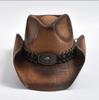 Light Color Cowgirl Hats For Women Straw Cowboy Hat Western Beach Straw Sun Hat With Shapeable Brim For Coastal Cowgirl Men Hats
