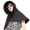 Sun Protection Hat with Large Brim Solid Color Friendly to Skin Quick-Drying Moisture-Wicking Fabric Breathable Cooling Hoodie Hat