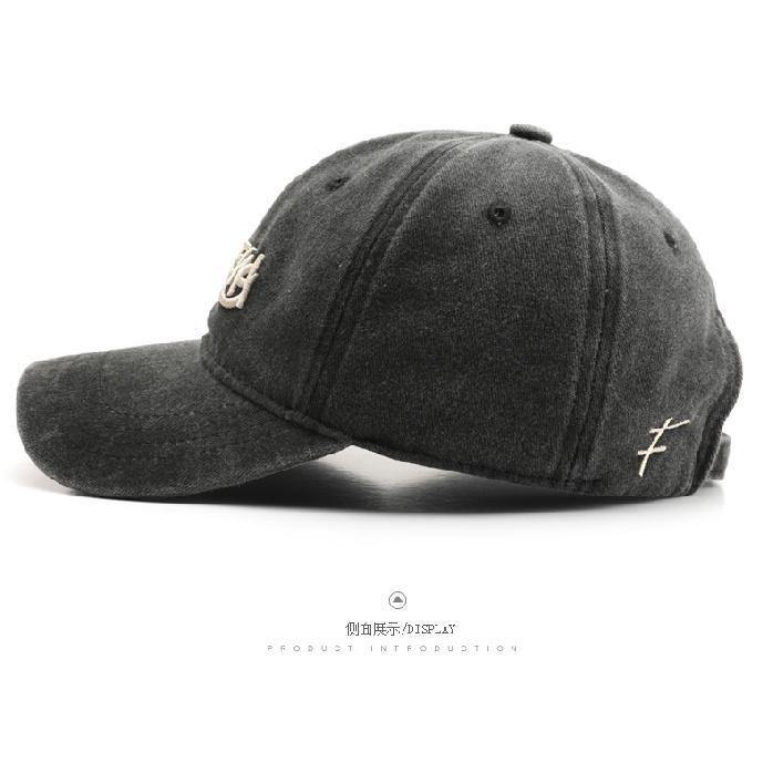 Women's Washed Letter Embroidered Baseball Cap Outdoor Men's Sun Protection Sun Hat Baseball Cap