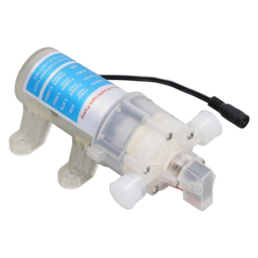 Micro Diaphragm Pump Small Light Portable Low Noise Self Priming Single Diaphragm Pump 12V