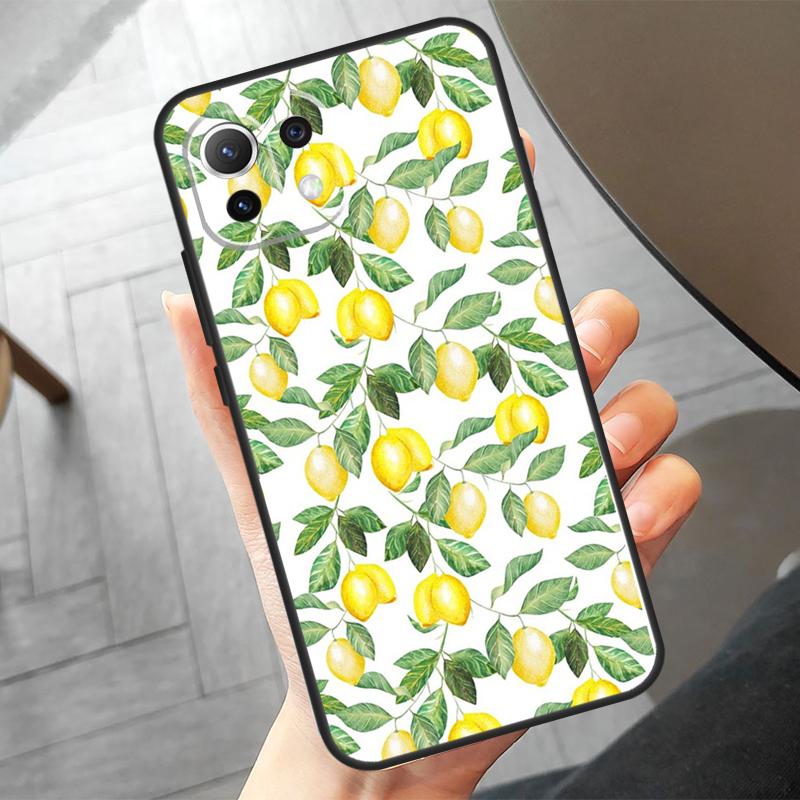 Summer Fruit Lemon Case For Xiaomi 15 Pro 13 14 Ultra 11T 12T 13T 14T Pro POCO F7 X7 Pro X3 X5 X6 F5 F6 Cover