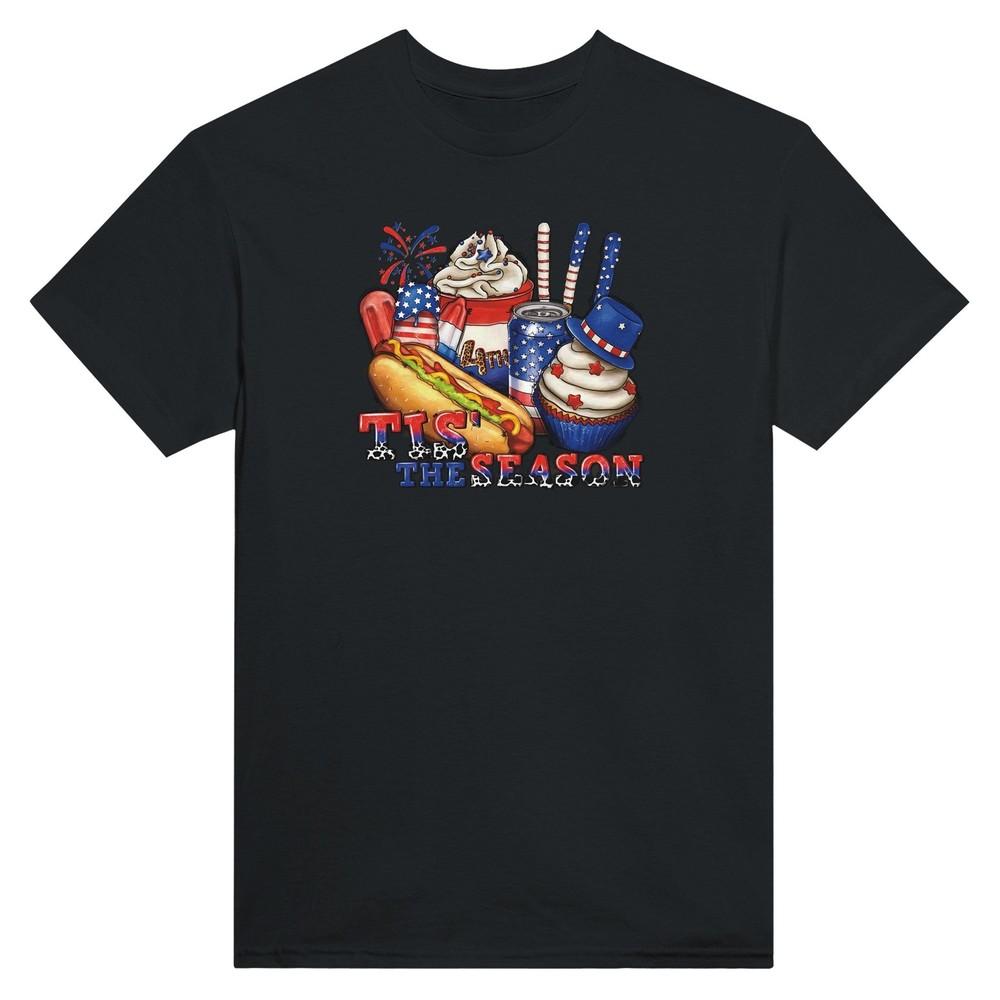 Independence Day Patriotic 4th of July Crewneck Cotton T-Shirt Unisex T-Shirt XXXL