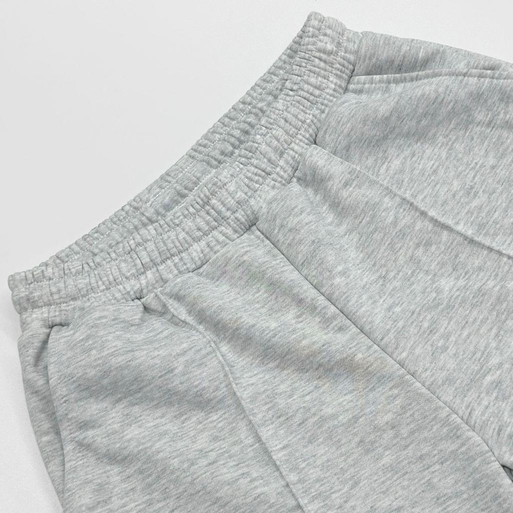 Autumn and Winter Solid Color Casual Wide Leg Elastic Waist Sweatpants Women's Jogging Sports Pants