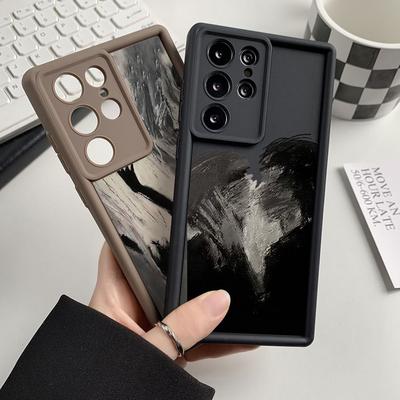 Aesthetic Case For Samsung A55 5G S25 Ultra A54 A16 A15 A53 A35 A34 A14 A13 A06 A05 A05s A33 A25 S24 FE S23 Plus S22 Soft Cover
