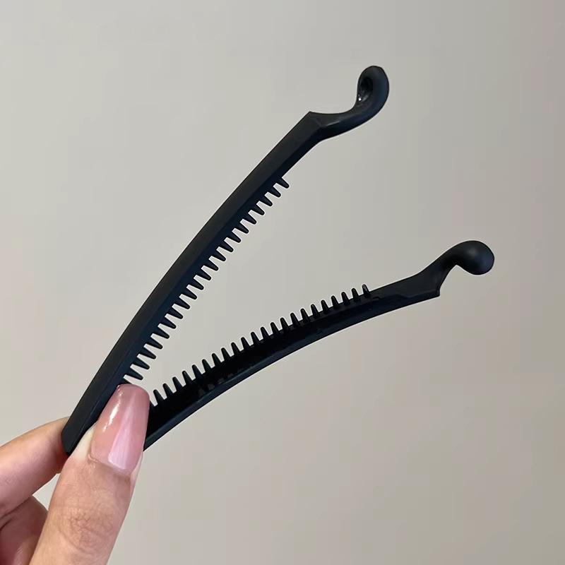 Acrylic Banana Clips 5Pcs Damage-free Strong Hold Ponytail Hairpins for Women Girls Daily Hair Styling
