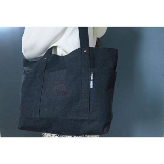 moz Canvas Tote L Black BK
