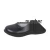 Girls' Black Soft Sole Leather Princess Shoes for School and Casual Wear