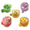 Simulated Milkshake Cup Squeeze Toy Slow Rebound Focus Aid Relaxation Blueberry Mango Banana Peach Fruit Milkshake Stress Relief Toy