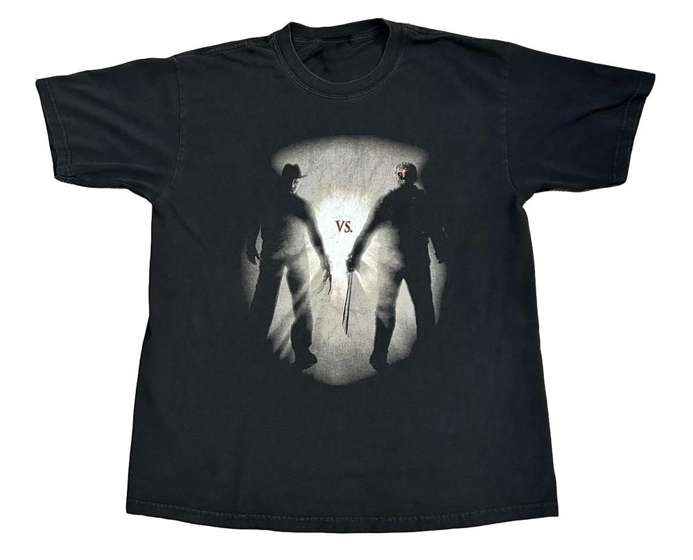 NEW Freddy Vs Jason Shirt Sz S-5XL Horror Movie Promo 2003 Hell Quote Halloween Unisex T-Shirt M