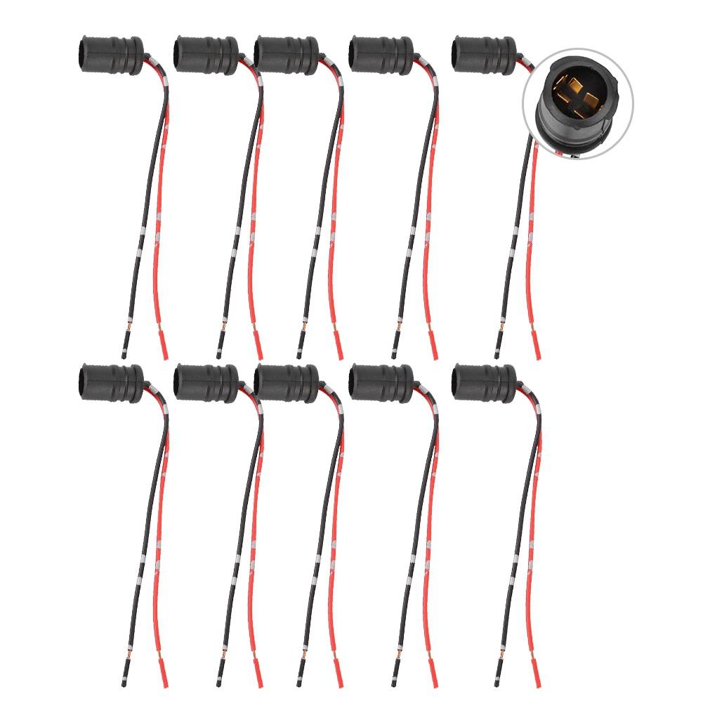 10Pcs Set Soft Male Light Bulb Connector Socket Holder for Car Bikes