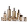 Diamond Square Acrylic Spray Bottle - Gold High-End Cosmetic Container