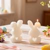 Aromatherapy Mold Special Design Rabbit Candle Mold Love Rabbit Silicone Mold Food-Grade For Resin Ornaments Plaster Decorations