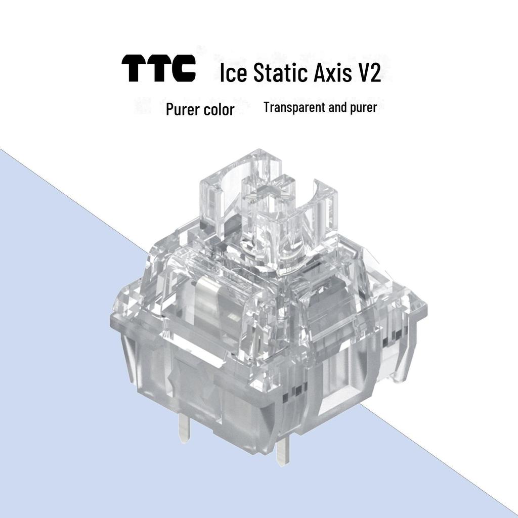 TTC Ice Quiet V2 Kaihua BOX Weiße Achse Mechanische Tastatur Lichtführung