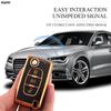 Golden Tpu Car Flip Key Case Cover For Citroen C2 C3 C4 C5 C6 Xsara Berlingo For Peugeot 207 307 308 407 607 807 Protector Fob