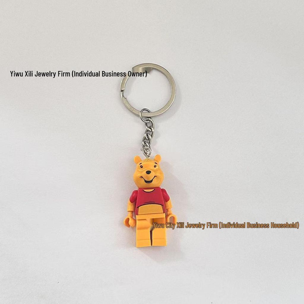 Klíčenka s přívěskem - Batman & Králík Bugs Bunny - Ozdoba na tašku pro páry