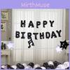 Happy Birthday Aluminum Foil Balloon Set Festive Party Decoration For Celebrations
