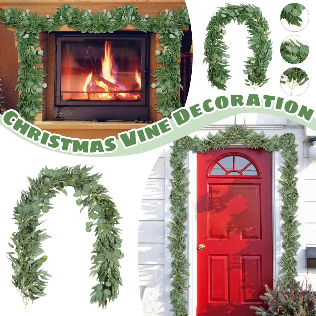 Simulovaná viničová svadobná dekorácia Listová viničová zelené rastliny Husté listy vinič