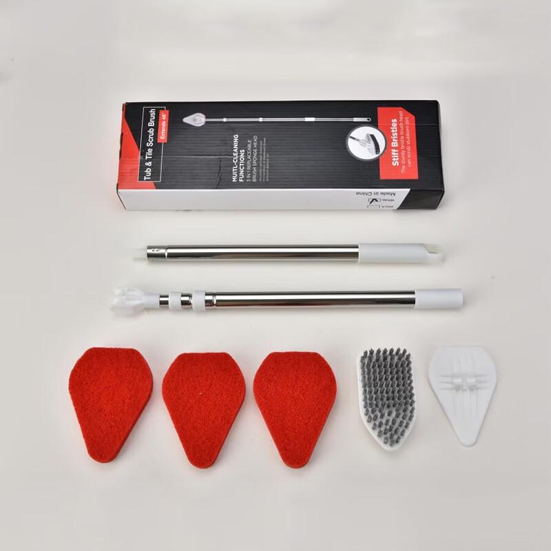 Adjustable Extendable Triangle Floor Scrub Brush