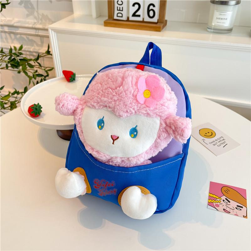 Entzückender Plüsch-Teddybär Kinderrucksack Nylon Vorschultasche Für Jungen Und Mädchen
