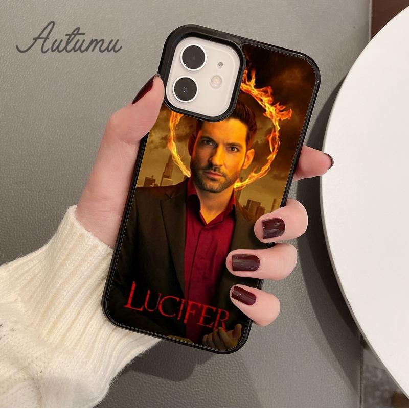 Lucifer TV Phone Case for iPhone 11 12 13 14 Pro Max Mini X XR XS SE 2020 5 6S 7 8 Plus Samsung Galaxy S21 S22 Cover Shell