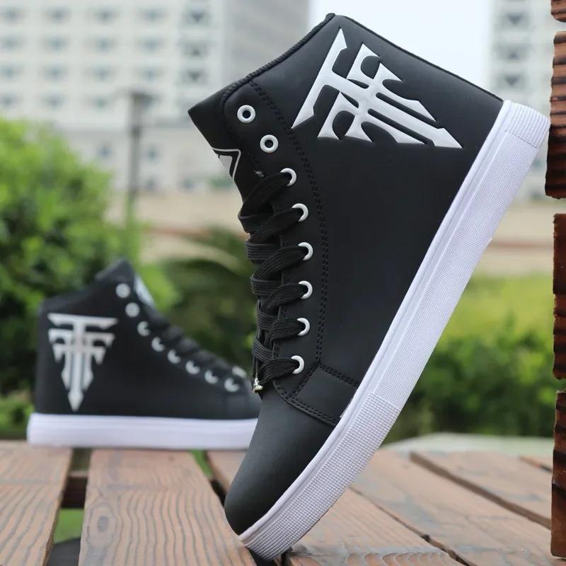 Neue Herren Freizeit Schuhe High Top Herren Sneaker Bequeme Herren Board Schuhe Männliche Flache Stiefel für Herren Laufschuhe für Herren