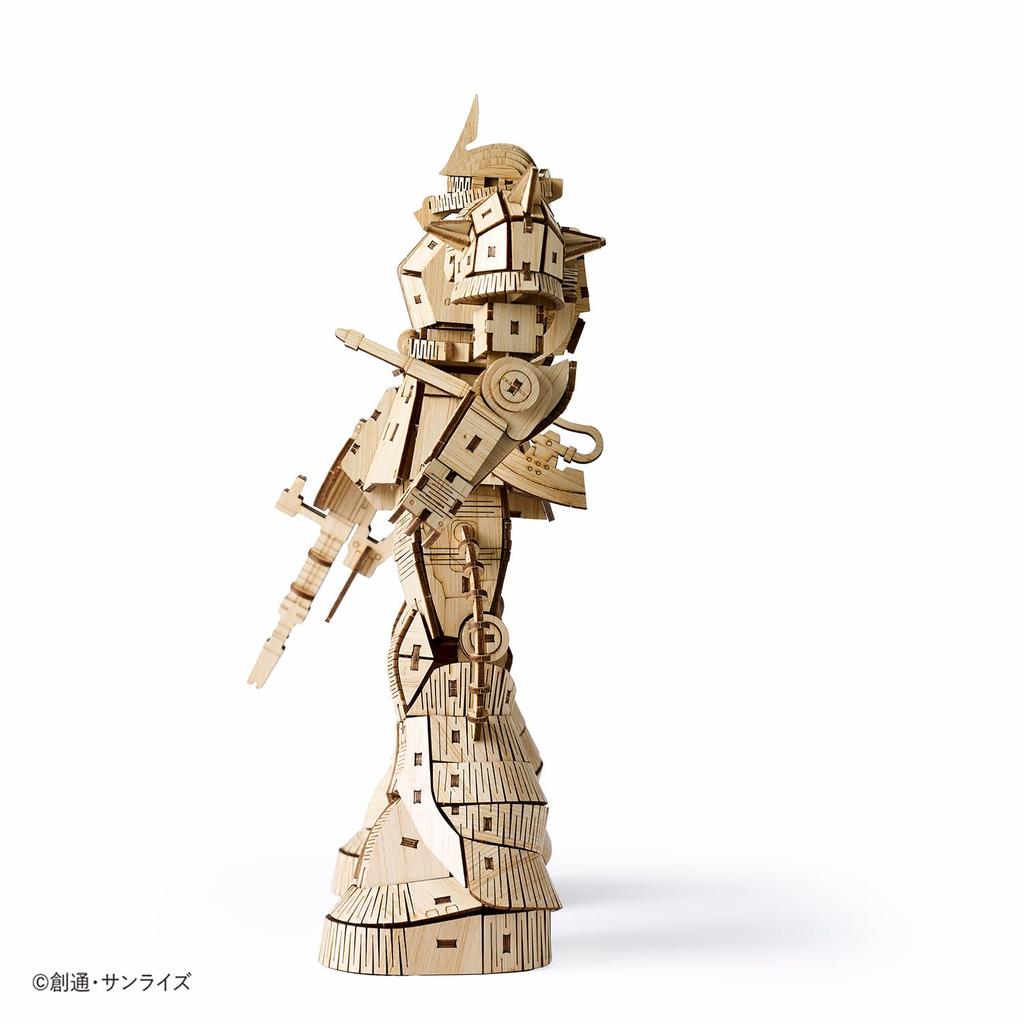 Zaku II Bamboo 3D Puzzle A DIY craft kit for kids and adults alike Educational toy for boys and girls A perfect 3D art piece and gift for adults