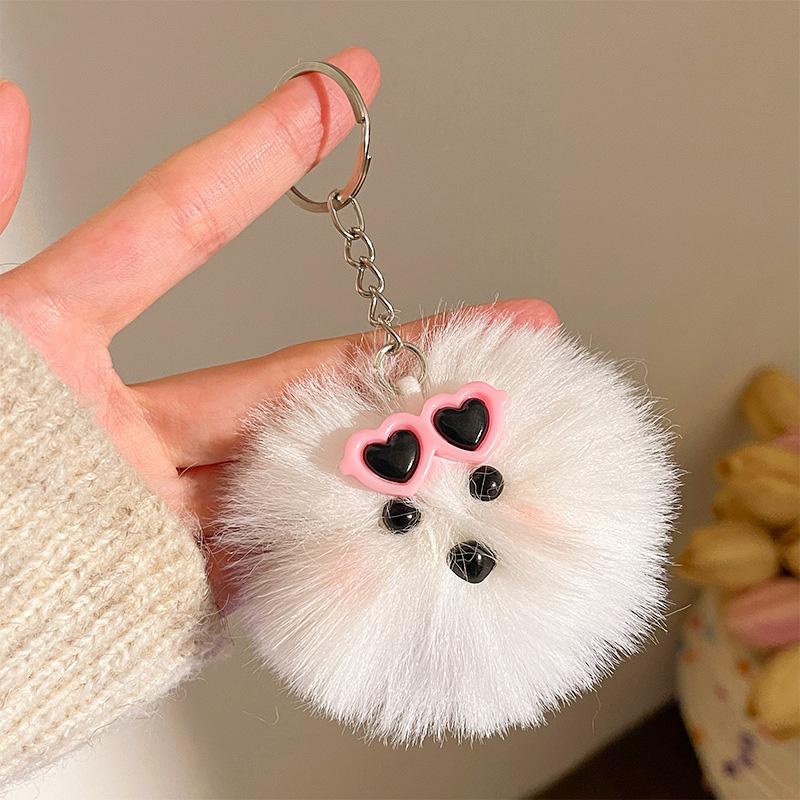 1PC Plush Backpack Car Decor Key Ring Cute Charms Bag Pendant Accessories Doll Pendant