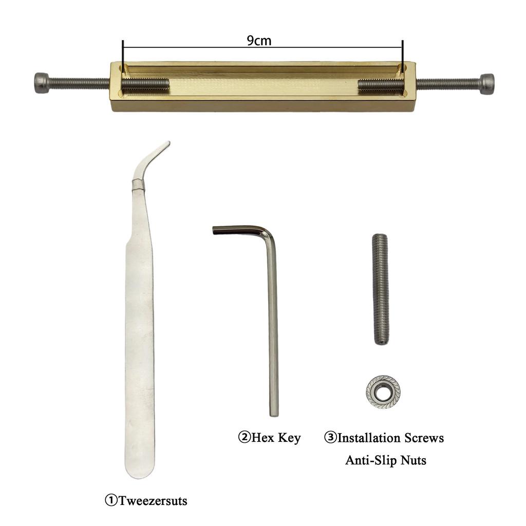 Mosazná raznice abecedy | 26 velkých + malých písmen, 10 číslic, 20 symbolů | Přizpůsobitelný nástroj pro ražení a bronzování peněženek/pouzder na telefony