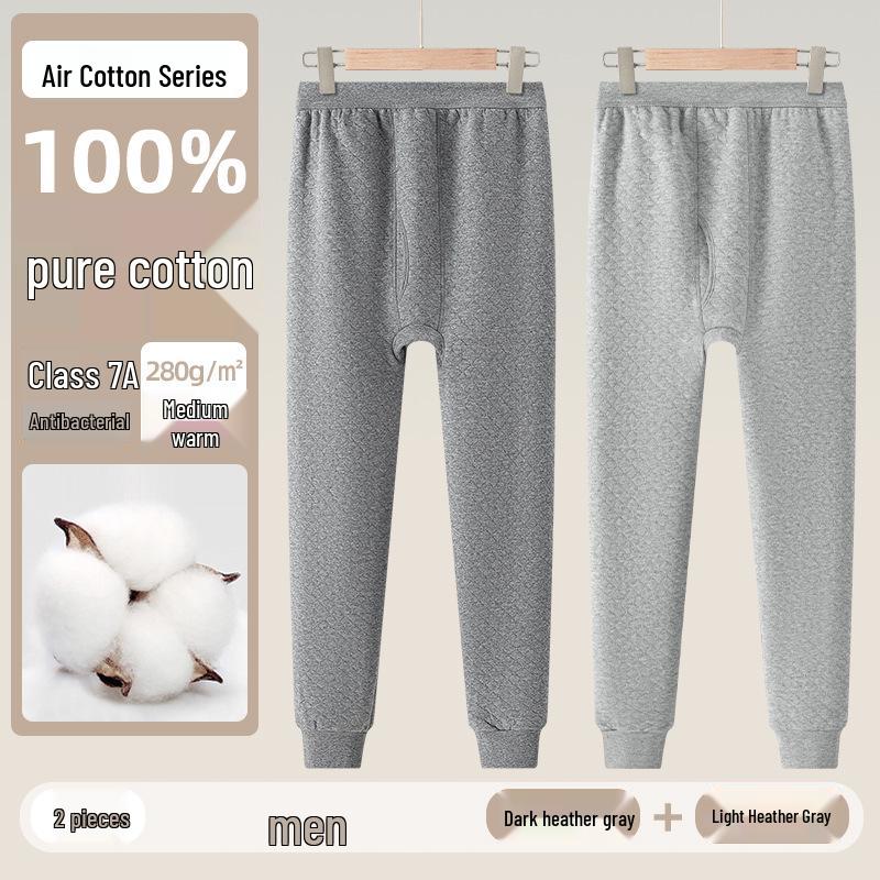 Women's Plus Size Three-Layer Quilted Cotton Pants for Autumn/Winter