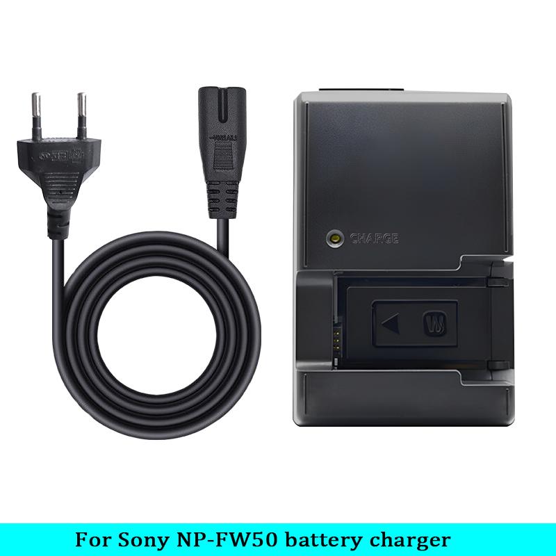 BC-VW1 Camera Battery Charger for Sony A6000 A5100 A6300 A7R2 A7M2 NP-FW50 Lithium Battery EU