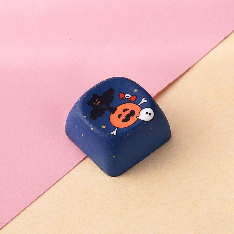 Klíčenka DIY Klávesnice Keycap Clicker Vyměnitelný Key Cap Příslušenství Klávesnice Tlačítko Anti-Stresová Čepice Clicke