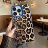 Golden Leopard Print with Glitter Hard Phone Case for Xiaomi Redmi Note 15 14 13 12 11 Pro Plus Shockproof Protective Cover