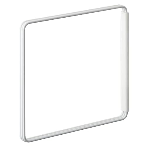 Yamazaki Tower Folding Dishcloth Hanger, White, Approx. W27.5-53.5 x D2.2-54.5 x H25cm, Model 2787